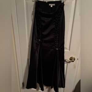Niteline Black Evening Maxi Skirt
